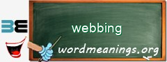 WordMeaning blackboard for webbing